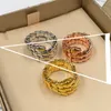 3 Arten von Anellos-Ringen mit 18 Karat vergoldetem Ringschmuck mit Box aus Silber. Ringgrößen 6, 7, 8, 9. Option: 18 Karat Gold-Wickelringe, exquisite Knotenseil-Anellos-Anillos-Geschenke