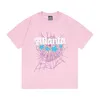 Spider Web Men's T-shirt Designer SP5DER Women's T Shirts Fashion 55555 Short Semeves Star Samma Star Print Pink Spring/Summer Jojg