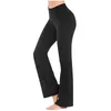 Pantaloni da donna 2024 Gamba larga Yoga Vita alta Comodo Danza Sport Slastic Tasca Negozio ufficiale Ropa De Mujer