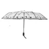 Зонты Компактный дорожный зонт Портативный прозрачный сверхмощный маленький для рюкзака складной от дождя