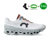 On Cloudmonster Shoes On monster entrenamiento ligero y Undyed White Ash Green Mens Runner Ouof zapatos blancos tns