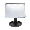 360 graders rotation Pekskärmsminkspegel med 16/22 LED -lampor Professionell Vanity Mirror Table Desktop Make Up Mirror, utan batteri