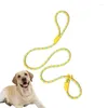 Obroże dla psów długa lina Pet Lea-Sh-Shood Walking Training Trening Anti-Slip Lodble Materiend do polowania