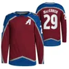 29 Nathan Kinnon Reverse Retro Hóquei Jersey 8 Cale Makar Avalanche 96 Mikko Rantanen Gabriel Landeskog Joe Sakic Devon Toews Logan O'Connor Jerseys S 8728