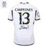 Royal Madrid Supercopa Campeones Jersey 23 24 Bellingham Madrid 13 Campeones Football Shirts Vini Jr. Valverde Modric Jersey Kids Kit Player Version 2023 2024