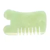 Wholesales Comb Guasha Jade Stone Health Care Head Massagebast