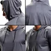 Jogging Clothing Men's Running Hoodies Tracksuit Gym Jogging Hooded Sport Clothing Training Sweatshirt With Hood Workout Fitness Shirt Sportswearh24119