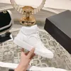 High Edition dames Trainer Sneakers Hoge veter Ronde neus koeienleer Sport Casual schoenen luxe ontwerpers voor mode Schoenen Fabrieksschoeisel met doos