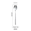 Forks Stainless Steel Fruit Fork 2 In 1 Colorful For Cake Snack Salad Spoon 304 Dessert Long Handle
