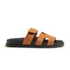 gratis verzending chypre sandaal vrouwen designer slides sandalen slippers bont shearling leer slide slipper luxe dames zomer sandaal claquette sandles