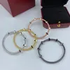 High Version Nut Bracelet For Women Luxury Designer Couple Bracelets For Men Fashion Jewelry Halloween Gift 240118