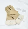 Gants chauds en daim à la mode pour femmes, hiver, doublure polaire, rembourré, maintien au chaud, résistant au froid, coupe-vent