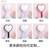 2PCS Mirrors Makeup Mirrors Love handle mirror portable handheld mirror girls cute small mirror diy beauty gift dressing mirror hand mirror