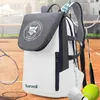 Sacos de armazenamento Mochila de tênis Badminton Bag Padel Squash Raquetes Raquete de grande capacidade