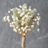 Dekorative Blumen Mini natürlicher getrockneter Blumenstrauß Corsage Brosche Trauzeugen Boutonnieres Pografie Po Geschenk Hintergrund Hochzeit