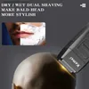 Rasoirs électriques Kemei 1102 puissant rasoir électrique Rechargeable cheveux barbe chaume visage électrique rasoir pour hommes tête chauve Machine à raser Q240119