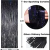 Cheap Tinsel Foil Fringe Curtains Backdropfor for Photo Booth Wedding Graduations Birthday Christmas Event Party Supplies 240119