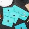 Schmuckbeutel 12 Stück koreanische Tasche Dekoration Aufbewahrung kleine Armband Taschen für Frauen Ohrring Box Filz