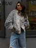Kvinnors jackor silver paljett shinny jacka för kvinnor 2024 kvinnlig lös långärmad kappa sequined vår glittrande streetwear
