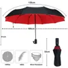 Coupe-vent Double couche résistant parapluie entièrement automatique pluie hommes femmes 10K fort luxe affaires mâle grands parapluies Parasol dg5 gh5