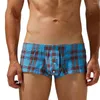 Onderbroek Heren Boxer Briefs Klassieke Shorts Slipje Ademend Ardennenzakje Ondergoed Laagbouw Gestreepte Comfortabele Lingerie