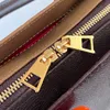 Bolso de mano Bolsos de compras para mujer Bolso de diseñador Monedero en el paquete de asas Correa desmontable con estampado de letras clásicas y bolsa de billetera circular 10a Cuero de vaca de primera calidad