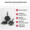 Pans Egg Frying Non Pancake Fry Stick Cookware Aluminium Nonstick Saucepan Household Griddle Round Mini