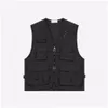 Gilet da uomo Gilet da uomo Gilet firmato Abbigliamento sportivo da esterno Mti-Tasche Giacca senza maniche Cappotto Casual Streetwear Tattico Maglia sottile V Dhjk7