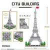 Blocks Mini Diamond Building Blocks Architecture Bricks Toy Saint Basil's Cathedral Taj Mahal Children Compatible City GiftsL240118