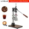 Handpress italiensk kaffemaskin manuell press espresso variabel extraktionsmakare