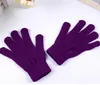 Gants tricotés unisexes, à la mode, couleur unie, chauds, pour l'extérieur, pour femmes, mitaines de Ski, cadeaux de noël, hiver, 532QH