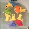 Brinquedos de banho dinossauro pequena pistola de água crianças banheiro piscina natação jogo spray brinquedo entrega bebê crianças maternidade chuveiro dhhxp