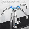 Kitchen Faucets Electric Water Heater Faucet 3000W 220V Insant Heating Tap Tankless Geyser With Digital Display US/UK Plug