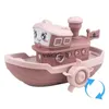 Brinquedos de banho para 0-12 meses, barco a remo, corrente de acionamento, tipo roda, brinquedo para bebês, banheiro, jogos de banho para crianças