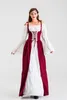 Halloween dea greca principessa di corte regina costume a tema medievale irlandese abito vintage cosplay
