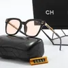 Lunettes de soleil de marque de luxe Designer rond cool lunettes de soleil de haute qualitélunettes noires femmes hommes chanels chan chane canal chael chanl lunettes de soleil