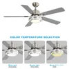 Dining Room Furniture Us Stock 52 Inch Ceiling Fan With Light And Remote Dimmable Speed Adjustable Modern Style Etl Listed Kbs-5207 Tt Dhjti