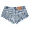 Shorts Femmes 2023 Été Femmes Sexy Booty Denim Europe et Amérique Femmes Plage Taille Haute Gland Mini Skinny Night Club Jean Drop Dhytr