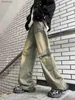 Men's Jeans Streetwear Pocket Design Men Jeans Cargo Pants Loose Plus Size Neutral Wide Leg Pants Harajuku Casual Denim Pants Gothic Y2KL240119