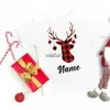 Família combina com roupas personalizadas de impressão de veados matng camisetas camisetas de natal