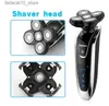 Elektriska rakare Kemei 5d Electric Shaver Razor Men rakmaskin Nästrimmer Vattentät ansikte Care Care Laddningsbart flytande skägg Shaver Q240119