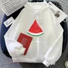 Women's Hoodies 2024 Watermelon Palestiatermelon Long Sleeve Women/Men Cartoon Sweatshirts Casual Winter Comfortable Clothing Sudader