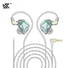 Fones de ouvido kz esx 12mm dinâmico nos fones de ouvido foas de ouvido hifi boates de fones de ouvido de fones de ouvido Sport DJ Headset Music Edition Special Edition IEM EDX EDA eds