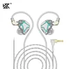 Oortelefoon KZ ESX 12mm dynamiek in oortelefoons Hifi Bass oordopjes Monitor Hoofdtelefoons Sport DJ Muziek Hoofdtoets Speciale editie IEM EDX EDA EDS