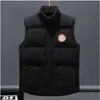 Men's vest designer gilet jacket goose luxury down woman vest feather filled material coat graphite gray black and white blue pop couple coat size s-xxl