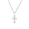 2024 Designer Brand Cross Ch Necklace For Women Luxury Chromes Versatile Zircon Pure Silver S925 CollarBone Heart Men Classic Jewelry Pendant Neckchain 1x1r