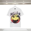 Hellstar Tee Haikyuu Men T -shirt Designer Women T Shirts Grafische kleding Hipster gewassen Fabric Street Graffiti Lettering Foil Print Vint 5915