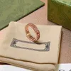 Pierścień Pierścień luksusowy Pierścień Pierścień Pierścień Sliver Trend Fashion Modna biżuteria para stylów rocznicowy prezent ślub