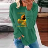 Dameshoodies Oversized sweatshirt voor dames Ronde hals Lichtgewicht Casual Lange mouw Leuke Pullover Fit