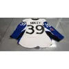 Hokey formaları Saint John Sea Dogs Jersey Tomas Jurco Robbie Burt Cedric Pare Yohan Plamondon Beyaz Mavi Yıpranmış Saint Jersey 8705